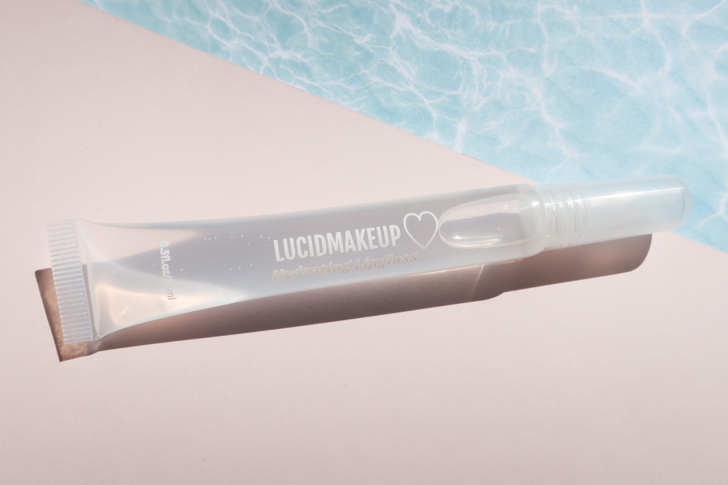 CLEAR COCONUT LIPGLOSS SQUEEZE TUBE